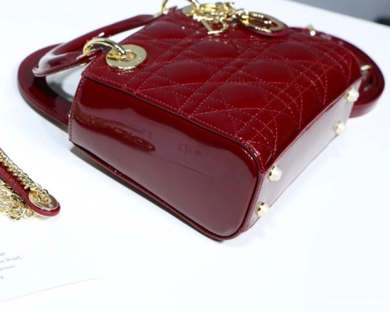 OldCobbler Bags leather Cow Mini patent Diro With Lady 0729